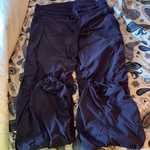 LuLu lemon lined studio pants .